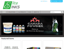 Tablet Screenshot of eliteinks.com